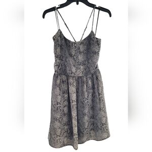 Free Bird Snakeskin Print Dress